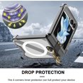 thumbnail image 6 of Compatible Samsung Galaxy Z Flip 5 Case with Ring,(Clear+Black) Samsung Flip 5 Case Magnetic Wireless Charging Heavy Duty Slim Shockproof Protective Phone Case for Galaxy Z Flip 5 5G Cases Clear, 6 of 14