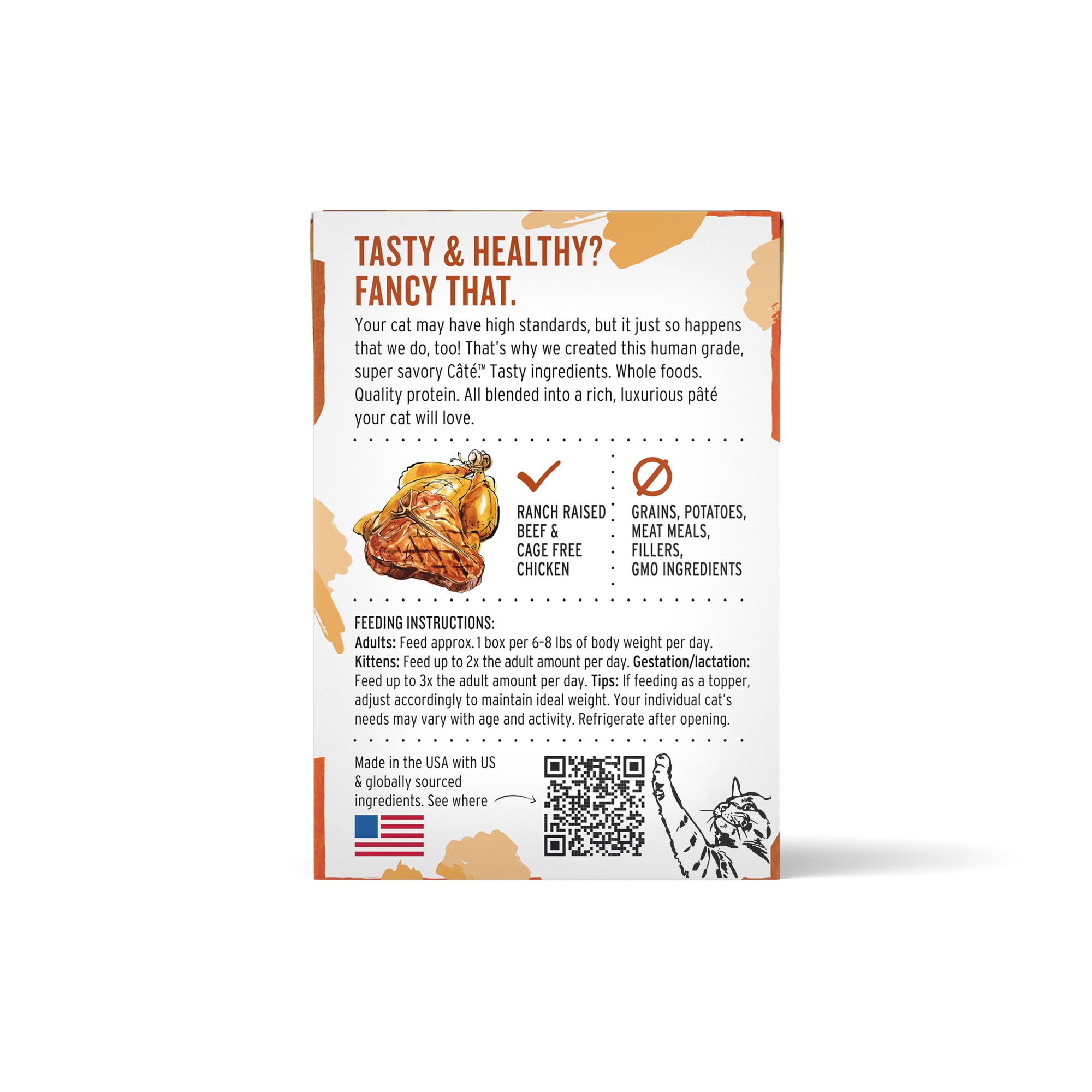 The Honest Kitchen Câté™ Grain Free Beef & Chicken Pâté Wet Cat Food, 5.5 oz x1