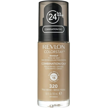 ColorStay Makeup Combination/Oily Skin, True Beige [320] 1 oz (Pack of (Best Concealer For Oily Skin)