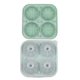 thumbnail image 1 of Basketball Ice Cube Mold, Basketball Shape Ice Cube Tray, Silicone Sphere Ice Mold Make 4 Large Ice Balls for Chilling Whiskey Cocktails Drinks, 1 of 5