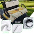 thumbnail image 5 of Golf Cart Seat Covers for 2 Seater, Yellow Dragonfly Soft Microfiber Cart Seat Towel Blanket, Vintage Rustic Chic Animals Absorbent Breathable Non Slip Bench Seats Protector for Golf Course 51"x31", 5 of 9