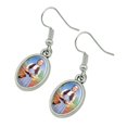 thumbnail image 2 of Wizard of Oz Dorothy Character Novelty Dangling Drop Oval Charm Earrings, 2 of 5