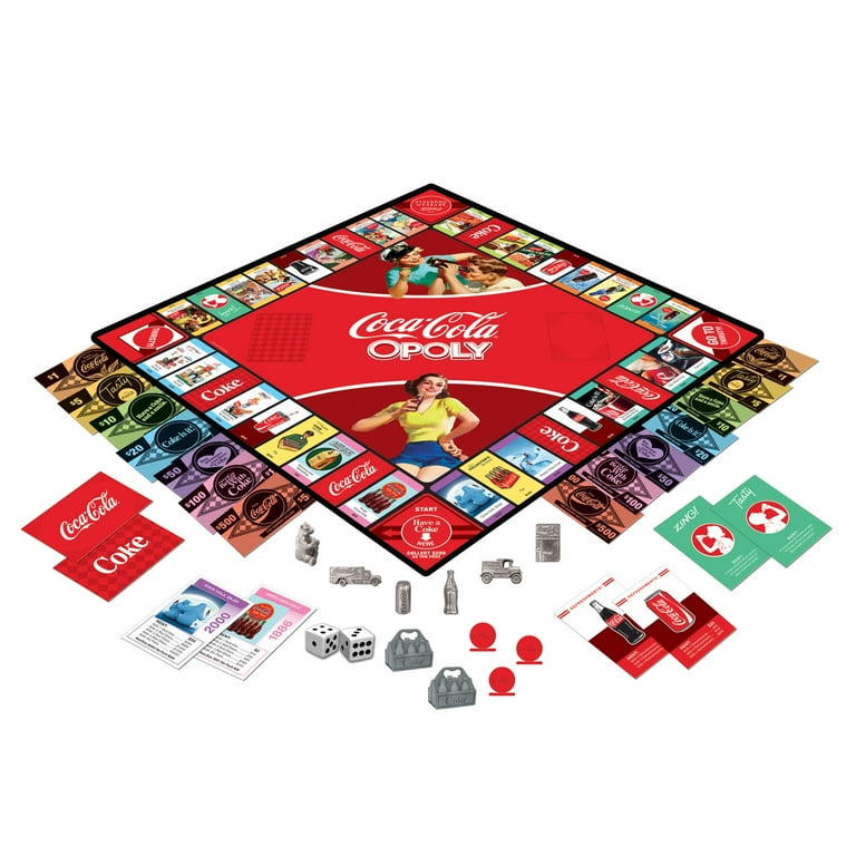 MasterPieces Opoly Family Board Games - Coca-Cola Opoly - Walmart.com