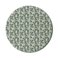 thumbnail image 1 of Christmas Mouse Pad for Computers, Repetitive Pine Tree in an Organic Nature Theme, Round Non-Slip Thick Rubber Modern Gaming Mousepad, 8" Round, Reseda Green Green, by Ambesonne, 1 of 2
