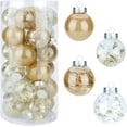 thumbnail image 2 of LINLIN Christmas Hanging Ball, 24Pcs 6CM Christmas Tree Decorations Baubles Decorative Hanging Baubles Set for Holiday Xmas Tree Decorations Party Decoration Pendant, 2 of 8