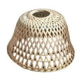 thumbnail image 2 of Cubierta de linterna de techo de sombra de luz colgante de bambú tejido para cocina dormitorio casa 11cmx17cm Yuyangstore Pantalla de lámpara, 2 of 7