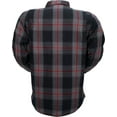 thumbnail image 2 of Z1R Ashwood Mens Button Up Long Sleeve Flannel Shirt Red 3XL, 2 of 2