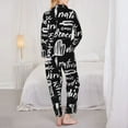 thumbnail image 5 of Bingfone Womens Pajama Sets Pasta Bacon Print,Long Sleeve Loungewear Pajamas Set-X-Large, 5 of 9