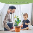 thumbnail image 3 of Un Jouet cactus Parlant Pouvant Être Chargé, Enregistré et Répété. Convient au Modificateur de Voix en Espagnol, en Anglais et en Arabe DMH, 3 of 7