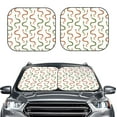 thumbnail image 2 of Haiem Hand Drawn Snake Car Windshield Sun Shade (2 Pieces) Foldable Windshield Sun Shade Car Accessories for Truck SUV Pickup-Small, 2 of 7