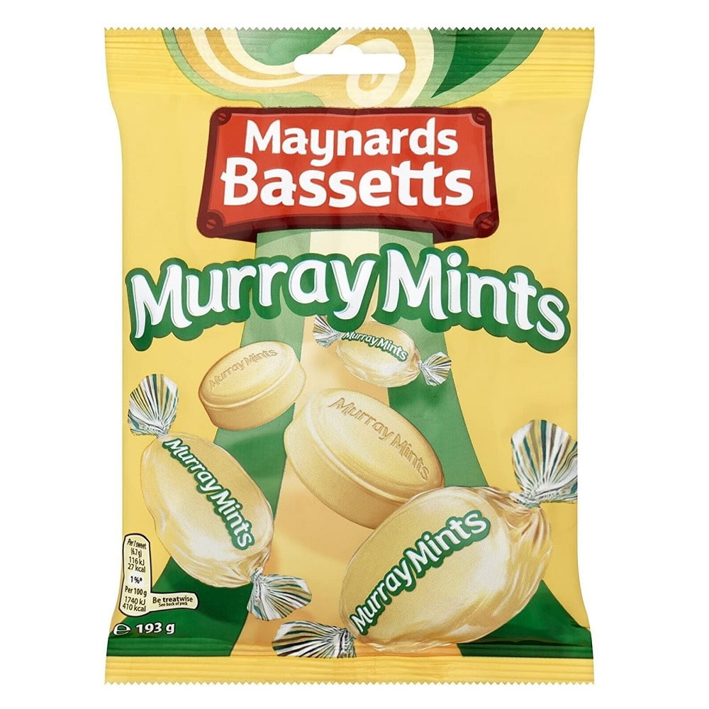 Maynards Bassetts Murray Mints Bag 193g (Pack of 6