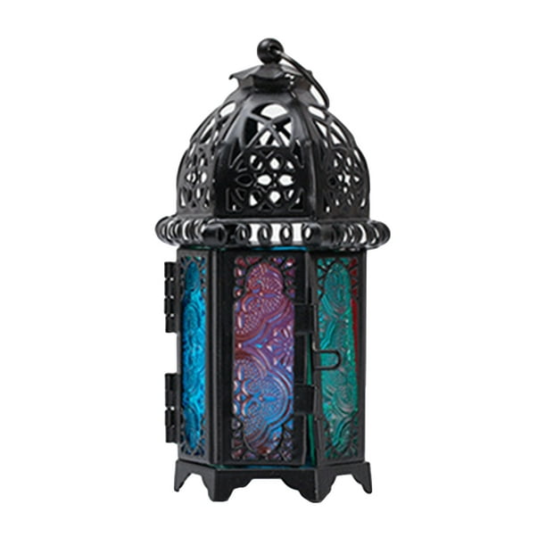 Neinkie Decorative Lantern Moroccan Lantern, Gothic Castle Hollow