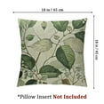 thumbnail image 4 of nygtbtfer  Spring Leaf PillowRustic Watercolor Sage Green Leaves Flower Print Vintage Decorative Outdoor Throw Pillows Holiday Cushion Covers Farmhouse Decor for Couch Sofa Bed White, 4 of 7