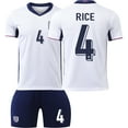 thumbnail image 2 of European Cup Final 2024 England European Cup Jersey #4 Declan Rice Set with Socks M, 2 of 3