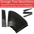 thumbnail image 6 of Pro Project Supply 7.75" x 1.5" Composite Shims Levelers, 24 Pack, 6 of 6