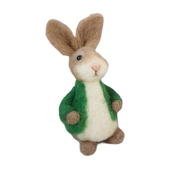 Easter Ornament Festival Party Holiday Stuffed Decoration Sofa Doll Bedside Party Prop Indoor Bookshelf Showcase Photography Prop Green