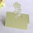 thumbnail image 5 of 100 piezas de rosas huecas para mesa, nombre, lugar, tarjeta, decoración para fiesta de boda, 5 of 5