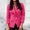Hot Pink, variant on TAIAOJING Women's Casual Button Blazer Solid Shacket Long Sleeve Button Down Collared Shirt Jacket Tops With Pockets Casual Outwear