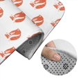 thumbnail image 5 of Xecao Orange Fox 2-Piece Vintage Seamless Anti-Skid Mat Set, featuring a stylish pattern for a safe and elegant toilet rug experience, 5 of 6