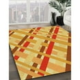 thumbnail image 2 of Ahgly Company Indoor Rectangle Patterned Bright Gold Yellow Area Rugs, 7' x 10', 2 of 6