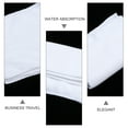 thumbnail image 5 of RENACLIPY 10Pcs White Disposable Microfiber Towels for Travel Business Bath Use with Elegant Soft Design, 5 of 8