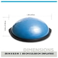 thumbnail image 6 of Bosu Pro 26” Strength Trainer Ball Balance Board with Resistance Bands, Blue, 6 of 9