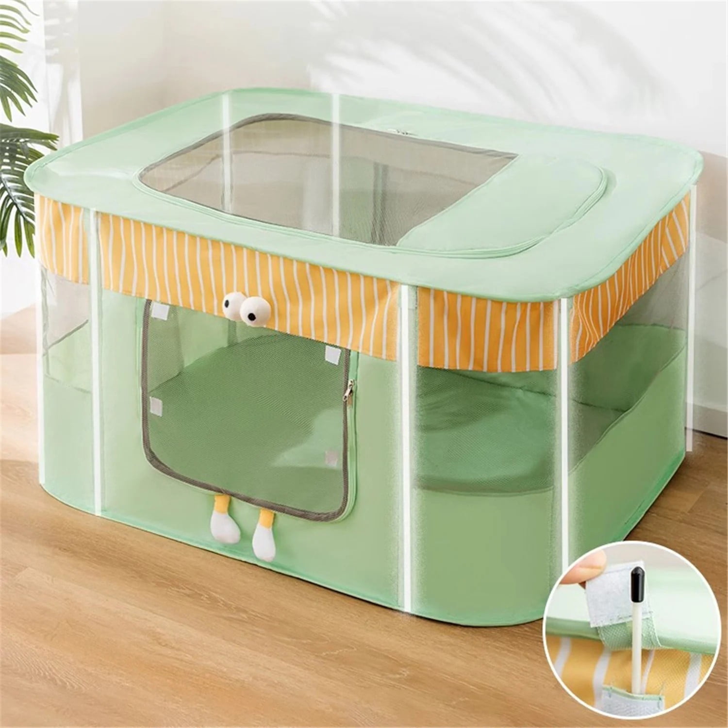 Puppy Playpen, Portable Dog Play Pen, Sturdy Cat Playpen, Foldable pop up pet Tent, Pet Playground Indoor/Outdoor