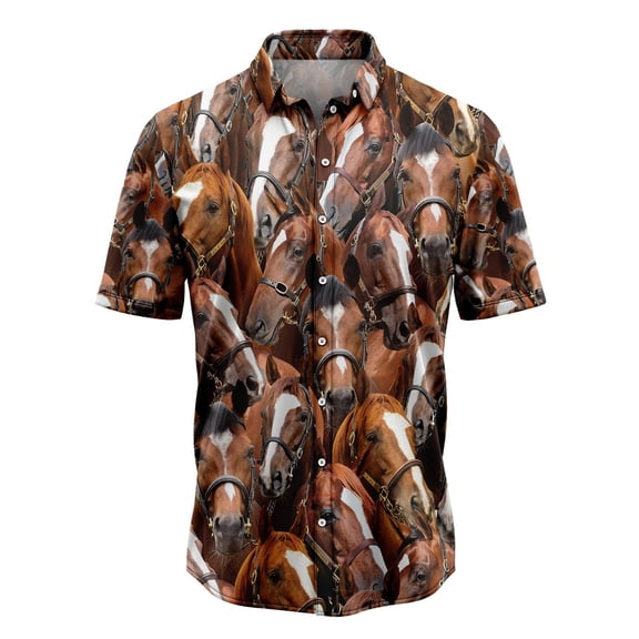 Thoroughbred Awesome Aloha Hawaiian Shirt
