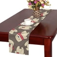 thumbnail image 3 of MKHERT Bear Table Runner for Office Kitchen Dining Room Wedding Party 16x72 inch, 3 of 4