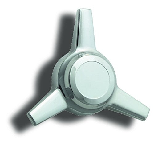 Pack of 4 Gorilla Automotive 73515 Chrome 3 Bar Spinners with Towers