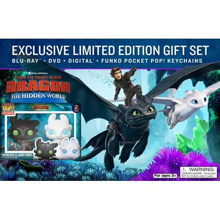 How To Train Your Dragon 3 (Walmart Exclusive Gift + Blu-ray+ Digital+ (World's Best Trained Fighter Pilots)