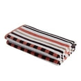 thumbnail image 2 of Bora Bora Oversized Beach Towel, 100% Cotton, Poolside Lounging, Soft, Absorbent, Quick Dry, Medium weight, Cotton Terry, Stitch Stripe Pattern Towels , 2PC Set, Emberglow by Blue Nile Mills, 2 of 3