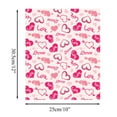thumbnail image 5 of ZHANQUNE Valentine‘s Day Heat Transfer Vinyl HTV Bundle， 12x10 Inch Iron On Vinyl for T-Shirts， DIY Craft Vinyl with Holiday Patterns for Custom Apparel Making, 5 of 5