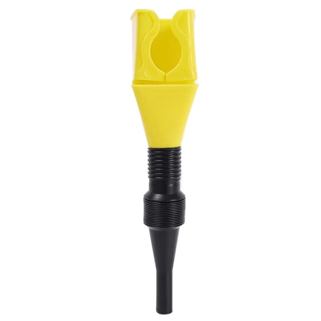 Riwesomey Embudo de aceite, herramienta de coche, equipo de transferencia de reabastecimiento de combustible, embudos de tubo Flexible manos Vehículos, repuestos y accesorios Mis Amarillo