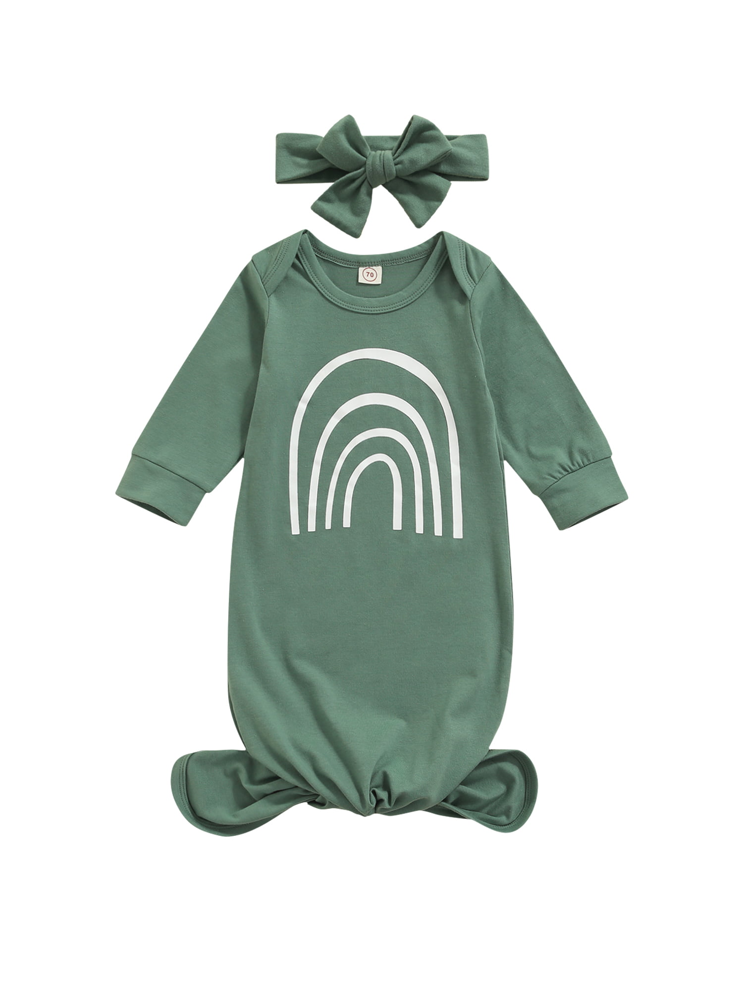 Long sleeve Sleepsack,Organic Cotton Sleeper Gowns for Newborn Boys Girls 0-6 Months Unisex 3 Packs Baby Sleeping Bag