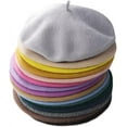 thumbnail image 2 of YooGuoGuo Women Soft Wool Blend French Beret Hats Basic Warm Sweet Artist Hat, 2 of 4