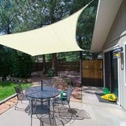 Shade&Beyond 9'x12' Customize Cream Sun Shade Sail UV Block 185 GSM AT1216 Commercial Rectangle Outdoor Covering for Backyard, Pergola, Pool (Customized Available)