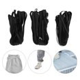 thumbnail image 1 of Clothes Elastic, Durable Elastic Rope, Rope Cord Bands Flat Cuffs, For Clothing, Pants, Sportswear Black, 1 of 8