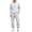 White-01, variant on Nugftut Mens Outfits 2 Piece Hoodie and Cargo Pants Set Sweatsuit with Pockets Casual Outfits