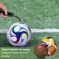 thumbnail image 2 of Bomba eléctrica automática para inflar balones con aguja y boquilla. Inflador rápido para balones inflables, baloncesto, fútbol, voleibol, fútbol americano, balones deportivos y aros de natación., 2 of 7