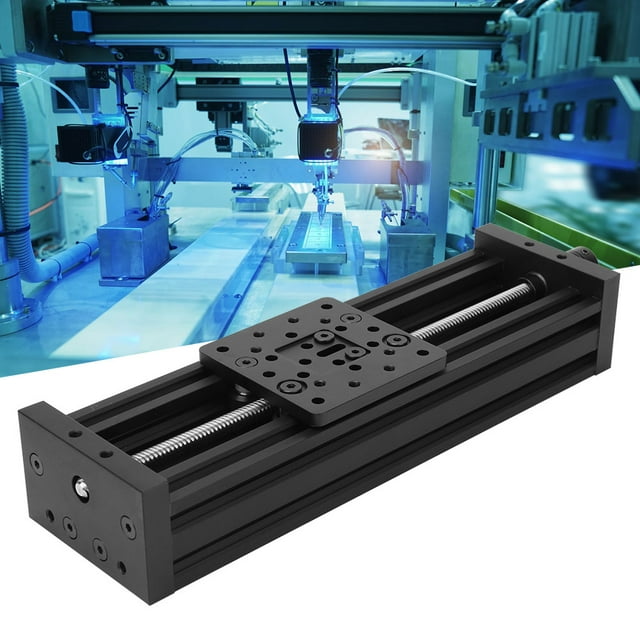 Mesa Deslizante CNC, Guía Lineal De aleación De Aluminio, Mesa Deslizante, Tornillo De Bola De Avance De 2 Mm, Riel De Movimiento, Guía Lineal, Actuador De Etapa Para Tornillos