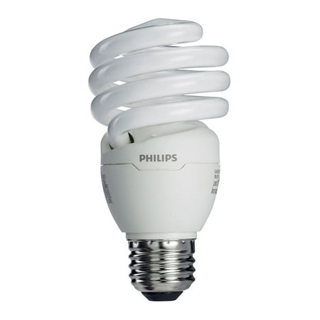 Philips Compact Fluorescent Twister Light Bulb 23 Watts Cool White 6/Pack (414060)