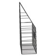 thumbnail image 3 of DII Home Traditions Rustic Farmhouse Wall Hanging File Basket with Name Card Holder for Home or Office to Sort and Organize Letters, Bills, or Records-Set of 2, Black, 3 of 3