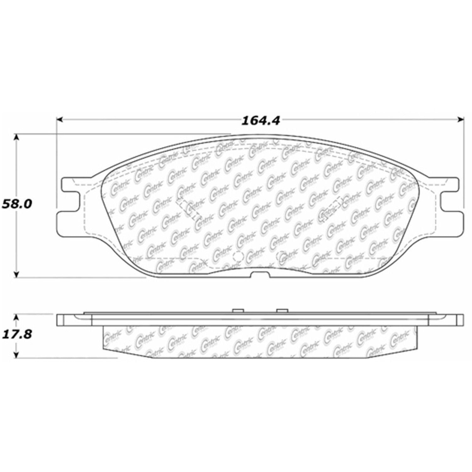 Centric Parts - Ceramic Pads