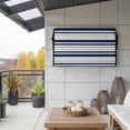 thumbnail image 2 of Outdoor TV Cover 40x25x4.5in, Navy Blue Gray Stripe Weatherproof TV Screen Protector with Zipper, Modern Minimalist Style Outside Television Cover Fits Up to 40-43", 2 of 9