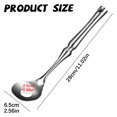 thumbnail image 3 of HandyHome Stainless Meatball Maker Spoon, Meatball Maker Spoon, Manual Meat Ball Maker Tool With Hole, Non Stick Stainless Steel Meatball Maker Spoon For Fish Ball And Meatball Home Kitchen Gadget, 3 of 4