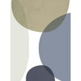thumbnail image 2 of Urban Epiphany 25x32 White Modern Wood Framed Museum Art Print Titled - MidCentury Navy Taupe 3, 2 of 4