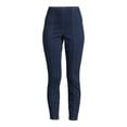 thumbnail image 5 of No Boundaries Juniors Skinny Fit High Rise Jeggings with Front Seam, 28" Inseam, Sizes S-3XL, 5 of 5
