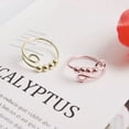 thumbnail image 3 of 2 Pieces Of Silver Single-turn Spiral-turn Rotating Rings Anti-stress And Anxiety Ring Rings, 3 of 6