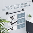 thumbnail image 6 of KOKOSIRI Bathroom Towel Bar Bath Towel Holders for Toilet Kitchen Cabinet Wall Mount 24 Inch Oil Rubbed Bronze Stainless Steel B4005ORB-L24, 6 of 9